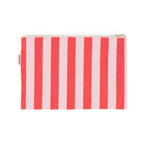 Pochette Lili - Rayure Tomato / Candy