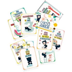 Cartes étapes - Junior (1 à 4 ans)